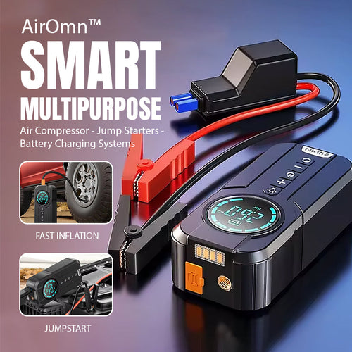 Exclusive sale: AirOmn™ Smart Multipurpose Air Compressor - Jump Starters - Battery Charging Systems