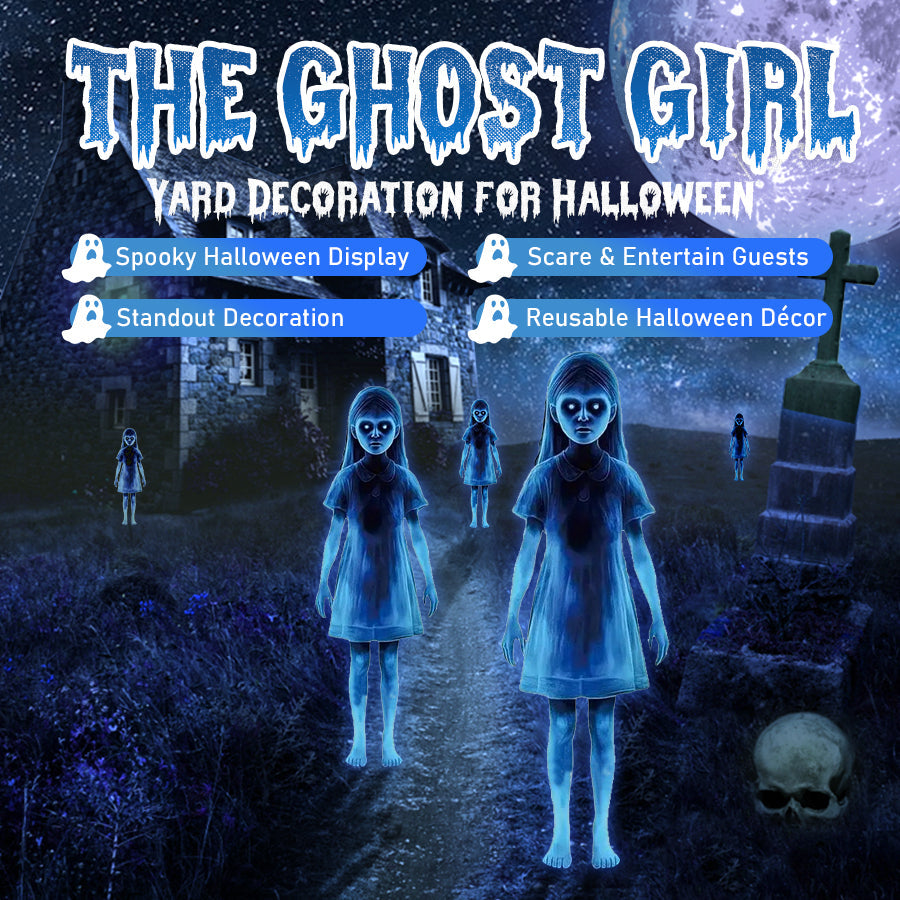 🔥 Last Day 50% OFF 🔥 👻Girl Ghost Courtyard Decoration for Halloween👻